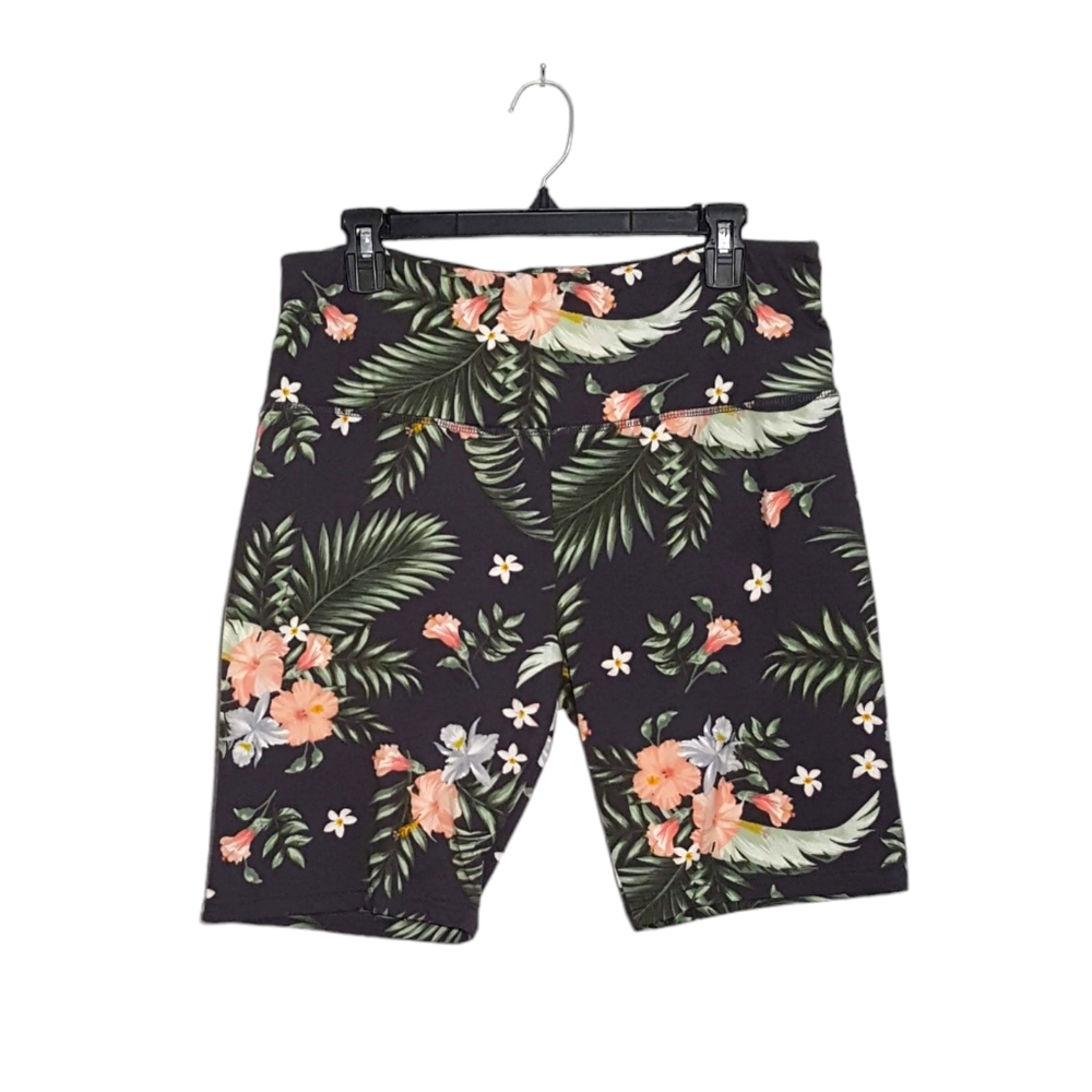 ShoSho floral high waisted bike shorts plus size 2X